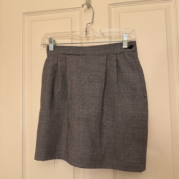 Vintage Pendleton Houndstooth Skirt Size 6 - Picture 1 of 6